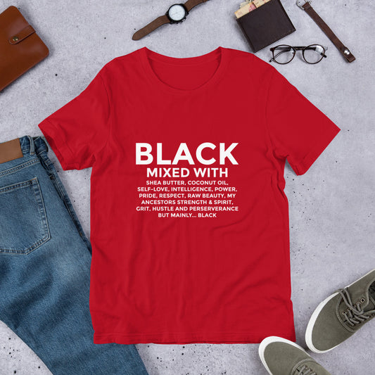 Black Mixed With t-shirt