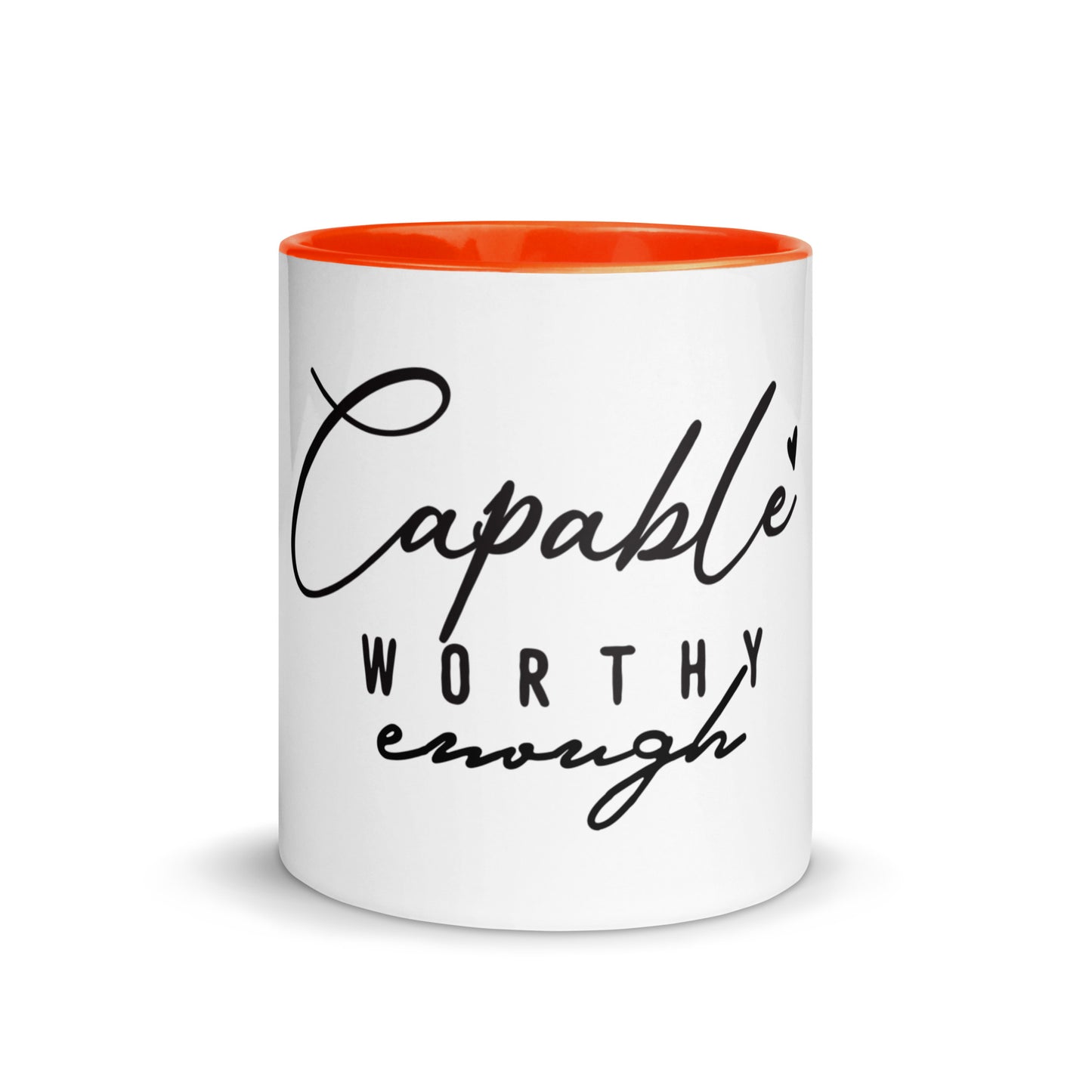 Capable Worthy Enough Ceramic Mug