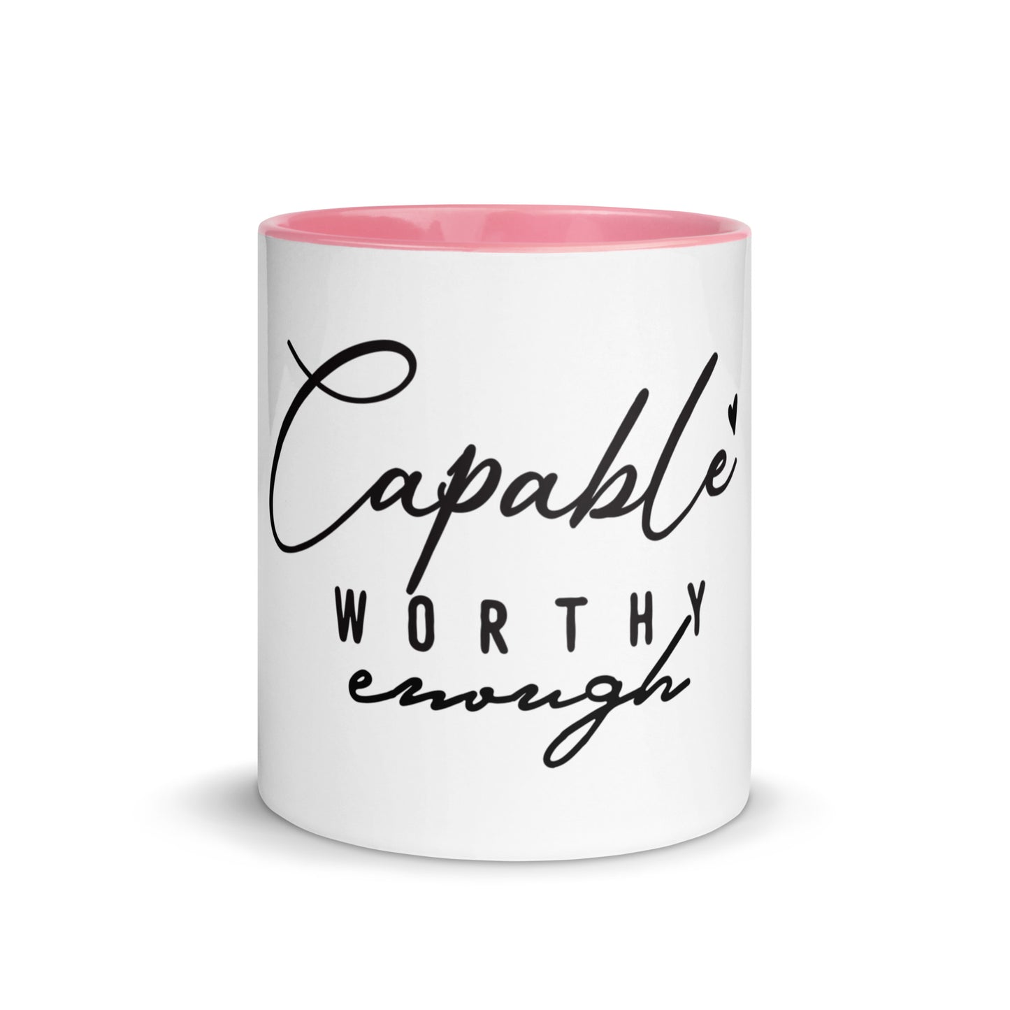 Capable Worthy Enough Ceramic Mug