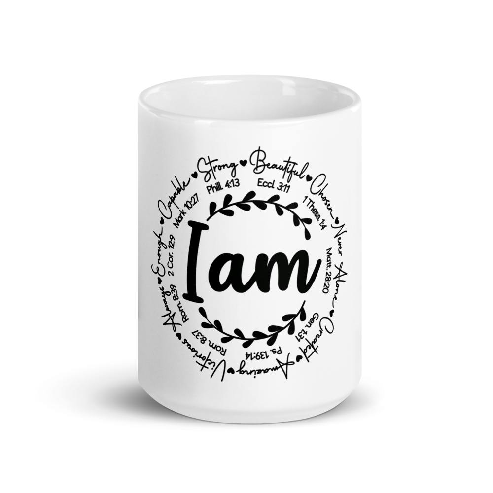 I am bible verse coffee mug